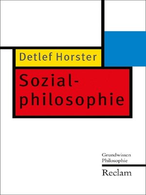 cover image of Sozialphilosophie